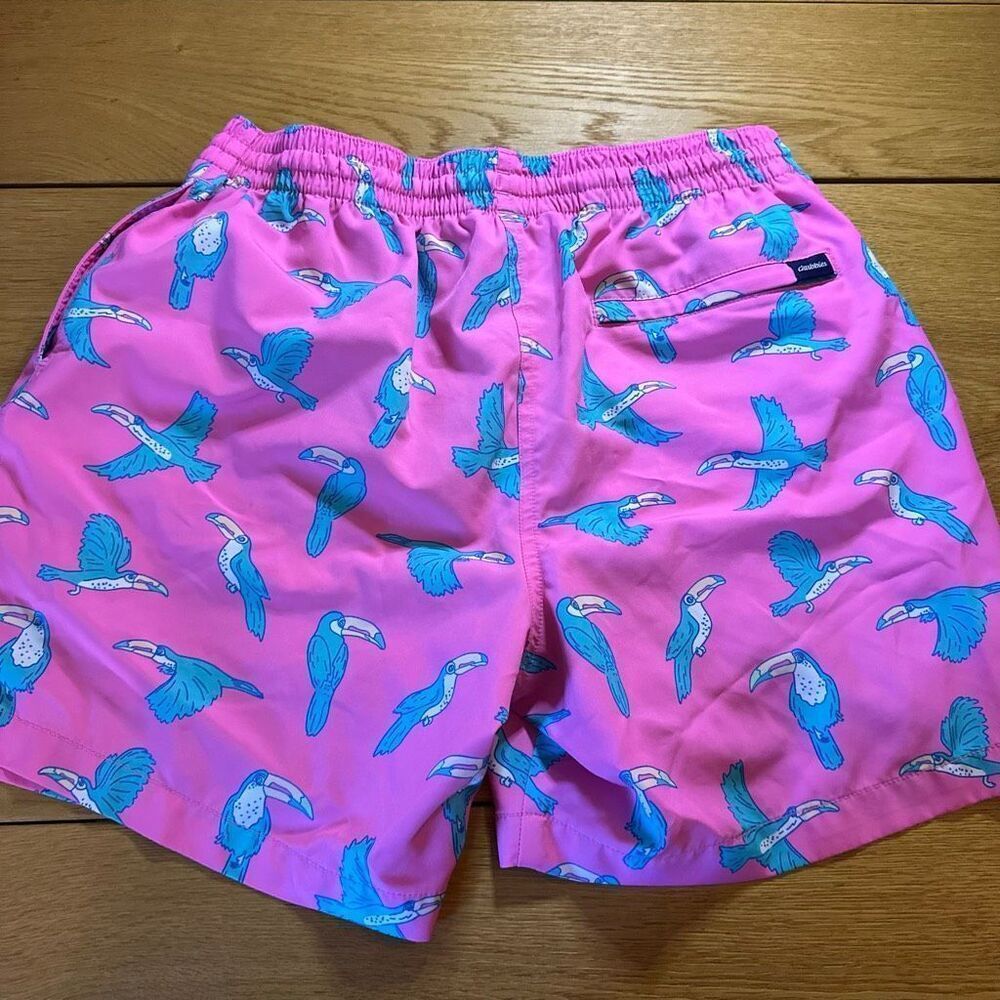 Chubbies toucan can do it pink 5.5” swim trunks large - Picture 7 of 9